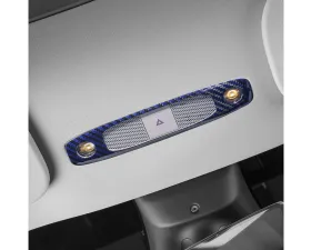 Carbonati Glossy Blue Real Molded Dry Carbon Fiber Reading Light Cover Tesla Model 3 | Model Y 2017+