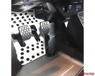 Numeric Racing Black Aircooled Adjustable Pedal Set w/ Logo Porsche 964 | 993 1989-1998 - NM512-BLK