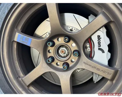 Paragon Performance Black 343x32mm Rotor Alcon Front Big Brake Kit Honda 8-11th Gen Civic 2006+ - PBK.50.055.343.320.1.P2.F