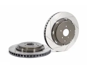 Paragon Brakes 2-Piece Rear 380mm x 30mm Rotors w/ Black Hard Anodized Hat Nissan GT-R R35 2008+