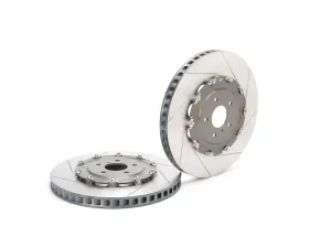 Paragon Brakes 2-Piece Front 390mm x 32.8mm Stock Size Rotor Nissan GT-R R35 2012+ w/ Black Hard Anodized Hat