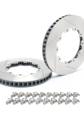 Paragon Brakes Pair Front Replacement Rotors w/ OEM Hats                                     - PRK.021.350.320.20100.05.03.F - Image 5