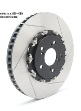Paragon Brakes Pair Front Replacement Rotors w/ OEM Hats                                     - PRK.021.350.320.20100.05.03.F - Image 3