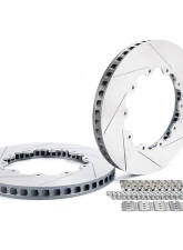 Paragon Brakes Stock Size Pair Front Replacement Rotors Nissan GT-R R35 2007-2016                                     - PRK.035.380.340.22375.05.01.F - Image 2