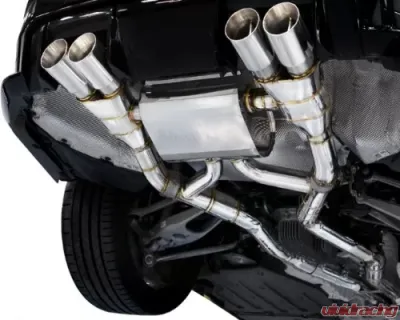 Meisterschaft 4x102mm Round Tips GT2-OEC Stainless Axle Back Muffler BMW M3 G80 S58 Turbo 2021-2024 - BM5111306