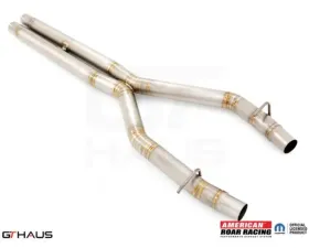 Meisterschaft Titanium Section 2 Catback X-Pipe w/o Factory Control Resonator Delete Section Dodge Challenger 6.2 | 6.4 V8 2015+