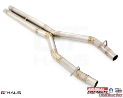 Meisterschaft Titanium Section 2 Catback X-Pipe w/o Factory Control Resonator Delete Section Dodge Challenger 6.2 | 6.4 V8 2015+ - DD0133004