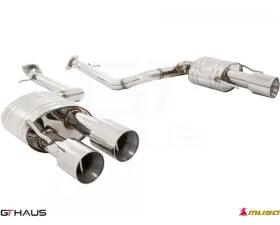 Meisterschaft Stainless Steel GTS Ultimate Sport Performance Exhaust w/ 4x102mm Round Split Tips Lexus IS 500 V8 2021+