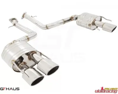 Meisterschaft Stainless Steel GTS Ultimate Sport Performance Exhaust w/ 4x120x80mm Oval Split Tips Lexus IS 500 V8 2021+ - LE0721517
