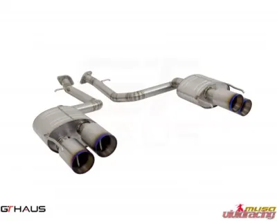 Meisterschaft Titanium GTS Ultimate Sport Performance Exhaust w/ 4x102mm Round Split Tips Lexus IS 500 V8 2021+ - LE0722506