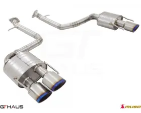 Meisterschaft Titanium GTS Ultimate Sport Performance Exhaust w/ 4x120x80mm Oval Split Tips Lexus IS 500 V8 2021+