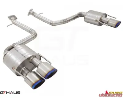 Meisterschaft Titanium GTS Ultimate Sport Performance Exhaust w/ 4x120x80mm Oval Split Tips Lexus IS 500 V8 2021+ - LE0722517