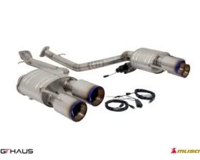 Meisterschaft Titanium GTC VC Control Performance Exhaust w/ 4x102mm Round Split Tips Lexus IS 500 V8 2021+