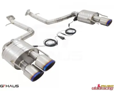 Meisterschaft Titanium GTC VC Control Performance Exhaust w/ 4x120x80mm Oval Split Tips Lexus IS 500 V8 2021+ - LE0722817