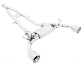 Meisterschaft Stainless GTC Ultimate Exhaust 2x130mm Round Tips Infiniti Q50 Sedan 3.7 2014-2015