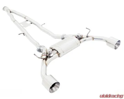 Meisterschaft Stainless GTC Ultimate Exhaust 2x130mm Round Tips Infiniti Q50 Sedan 3.7 2014-2015 - NI0711603
