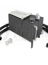 Leask-Spec Black Catch Can & Coolant Over Flow Combo Tank w/ Lines Nissan Skyline R33 / R34 GTR 1995-2002                                     - LS-R33/R34-OIL-COOLANT-BLACK - Image 3