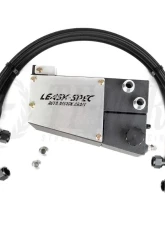 Leask-Spec Black Catch Can & Coolant Over Flow Combo Tank w/ Lines Nissan Skyline R33 / R34 GTR 1995-2002                                     - LS-R33/R34-OIL-COOLANT-BLACK - Image 2