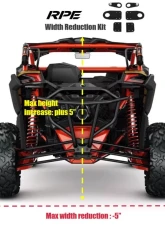 RPE-Reflex Width Reduction Kit X3 Models 2017-2023                                     - RPE-AC-0006 - Image 2