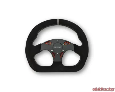 RPE-Reflex Viking Suede UTV D Type Steering Wheel Universal - RPE-AC-0123