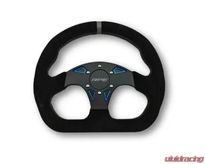 RPE-Reflex Viking Suede UTV D Type Steering Wheel Universal - RPE-AC-0124