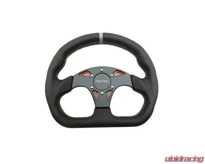 RPE-Reflex Viking Leather UTV D Type Steering Wheel Universal - RPE-AC-0126