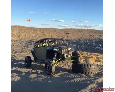 RPE-Reflex 64" to 72" All Black Raw Logo Suspension w/o Shafts Polaris RZR XP Turbo 2017 - RPE-SP-0057