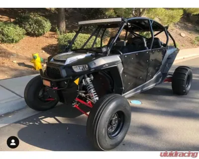 RPE-Reflex 64" to 72" All Black Raw Logo Suspension w/o Shafts Polaris RZR XP Turbo 2017 - RPE-SP-0057