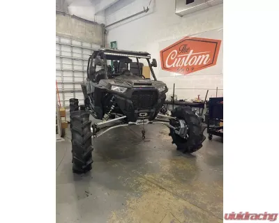 RPE-Reflex 64" to 72" All Black Raw Logo Suspension w/o Shafts Polaris RZR XP Turbo 2017 - RPE-SP-0057