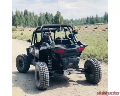 RPE-Reflex 64" to 72" All Black Raw Logo Suspension w/o Shafts Polaris RZR XP Turbo 2017 - RPE-SP-0057