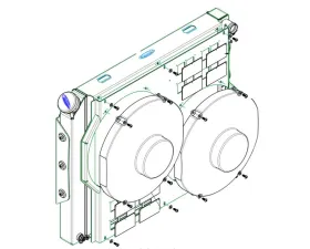 PWR 42mm Performance Radiator Module Dual 12