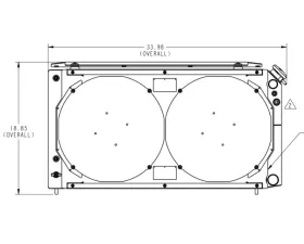 PWR 55mm Performance Radiator Module w/ Dual 14