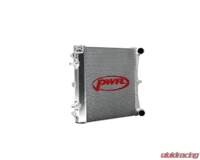 PWR 42mm Performance LH Auxiliary Radiator OEM Mounting Porsche 996 911 Carrera | GT3 | GT3RS | Boxster 1998-2003 - CR-UC-RPR027B