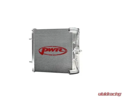 PWR 42mm Performance LH Auxiliary Radiator OEM Mounting Porsche 996 911 Carrera | GT3 | GT3RS | Boxster 1998-2003 - CR-UC-RPR027B
