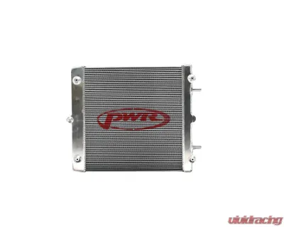 PWR 42mm Performance LH Auxiliary Radiator OEM Mounting Porsche 996 911 Carrera | GT3 | GT3RS | Boxster 1998-2003 - CR-UC-RPR027B