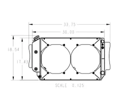 PWR 55mm Performance Radiator Module w/ Dual 11