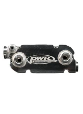 PWR 65mm Universal Water To Oil Heat Exchanger 12x4.5x 6 Billet -28 Wiggins Water/-12 AN Port Oil Inlet & Outlet                                     - CR-UC-RQH003C - Image 6