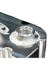 PWR 65mm Universal Water To Oil Heat Exchanger 12x4.5x 6 Billet -28 Wiggins Water/-12 AN Port Oil Inlet & Outlet                                     - CR-UC-RQH003C - Image 3