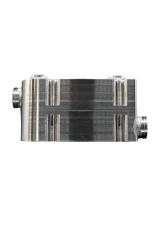 PWR 65mm Universal Water To Oil Heat Exchanger 12x4.5x 6 Billet -28 Wiggins Water/-12 AN Port Oil Inlet & Outlet                                     - CR-UC-RQH003C - Image 6