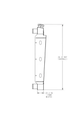 PWR 55mm Performance Radiator OEM Mounting Use w/ SPAL Fans Ford F-100 | F-150 1967-1979                                     - CR-UC-SPR038B - Image 3