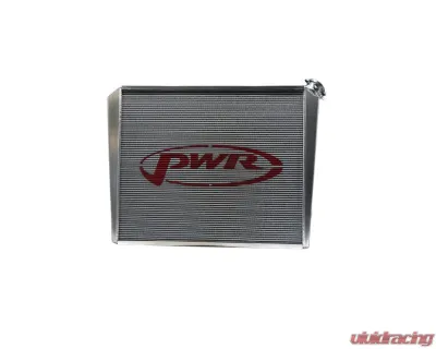 PWR 32mm Performance Radiator Module w/ 14" SPAL 500W Brushless Fans Ford Bronco 5.0 Coyote 1966-1977 - CR-UC-SPR051C-00
