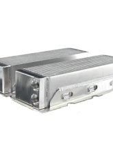 PWR 74mm Supercharger Intercooler Brick Kit Left & Right Magnuson TVS2650R Gen 2                                     - CR-UC-TPK001B - Image 2