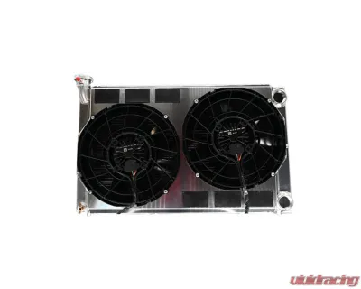 PWR 55mm Performance Radiator Module w/ Dual 12" SPAL Brushless Fans Toyota Supra A80 1993-2002 - CR-UC-TPR002D