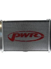 PWR 55mm Performance Radiator Module w/ Dual 12" SPAL Brushless Fans Toyota Supra A80 1993-2002                                     - CR-UC-TPR002D - Image 4