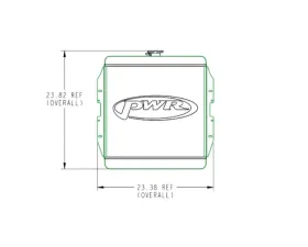 PWR 55mm Performance Radiator Module w/ 16