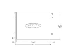 PWR 26mm Performance Heat Exchanger OEM Mounting 1