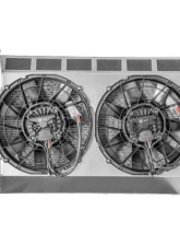 PWR 55mm Performance Radiator Module w/ Dual 12" SPAL Brushless Fans Chevrolet | Pontiac LS 1967-1969                                     - CR-UC-WPR015D - Image 4