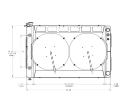 PWR 55mm Performance Radiator Module w/ Dual 12