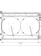 PWR 55mm Performance Radiator Module w/ Dual 12" SPAL Brushless Fans w/ TOC Chevrolet | Pontiac LS 1967-1969                                     - CR-UC-WPR016D - Image 4