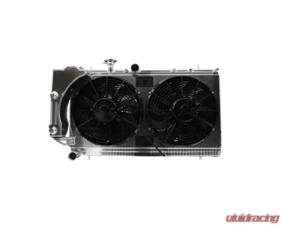 PWR 42mm Performance Radiator Module w/ Dual 12" SPAL Fans OEM Mounting Subaru WRX | STI 2002-2007 - CR-UC-YPR008B